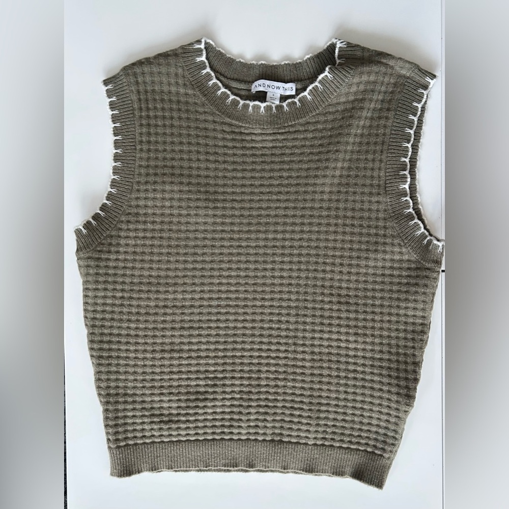 Olive Sweater Vest